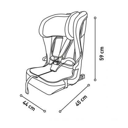 Siège auto I-Size Profix Noir Asalvo